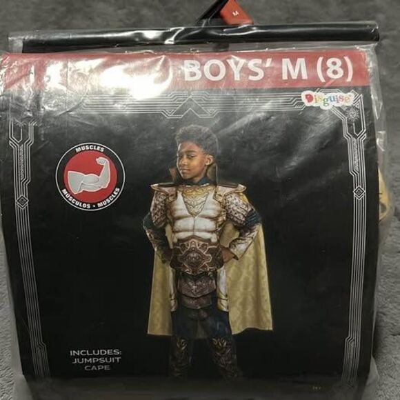 NEW Boys 2pc Dungeons & Dragons: Honor Among Thieves Xenk Halloween Costume - Picture 6 of 6